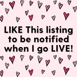 Live Show Notifications - Like this Listing